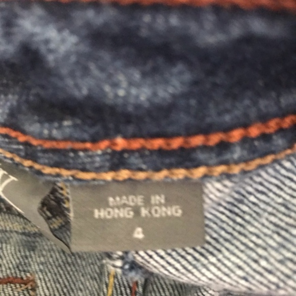 Armani exchange a/x side slit jean shorts 4 - Picture 6 of 7